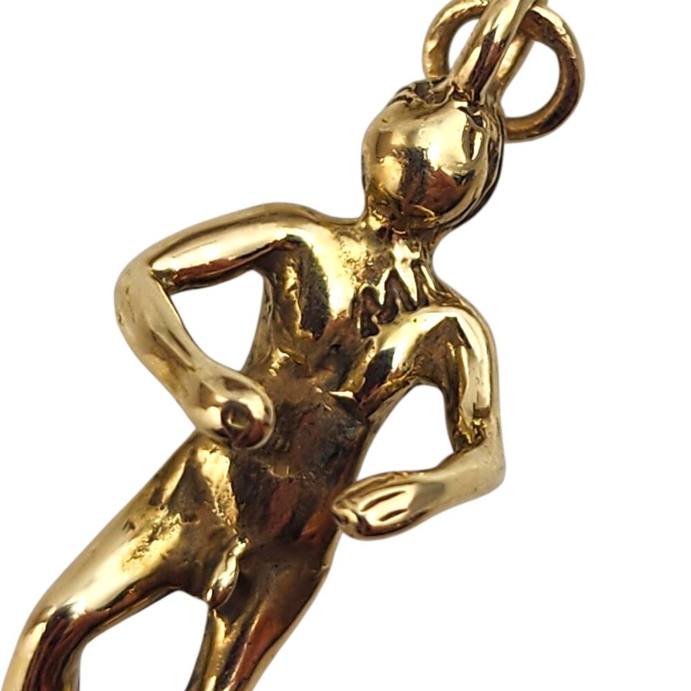 14K Yellow Gold Loving Couple Charm #22338 - Picture 5 of 6
